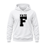 Big F Unisex Hoodie Weiss