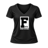 Block F Damen T-Shirt Schwarz